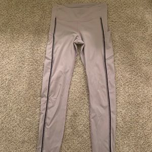 Lululemon leggings with metallic stripe